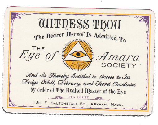 Eye of Amara society card