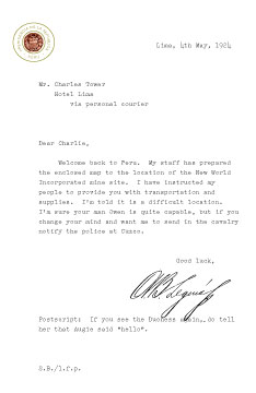 Leguia Letter