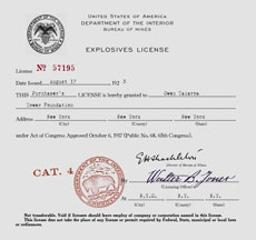 Explosives Permit