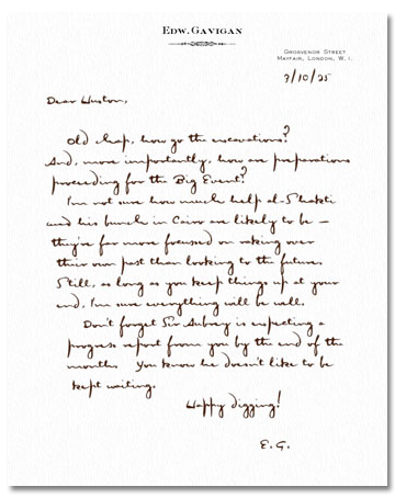 Gavigan Letter