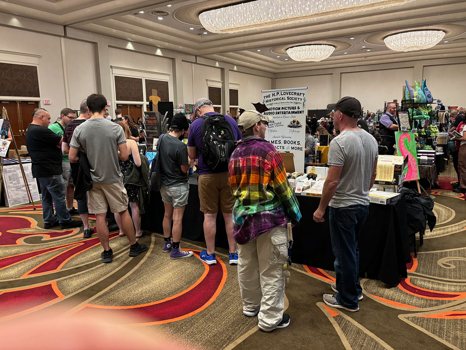HPLHS booth at NecronomiCon