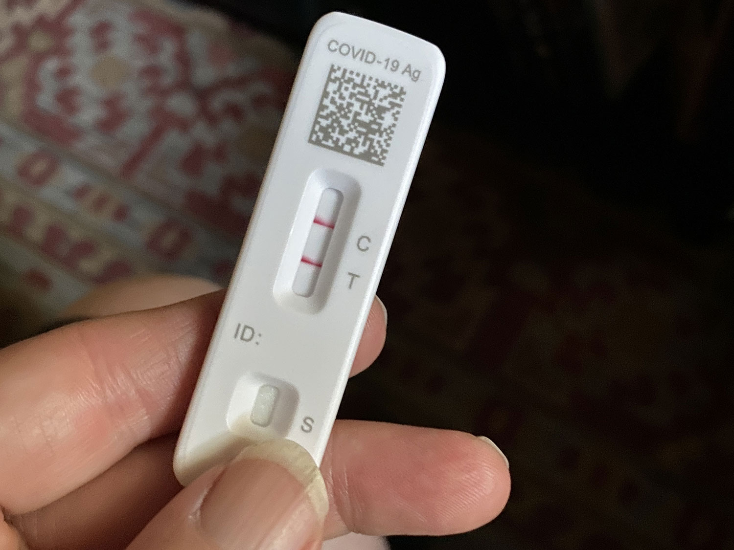 Andrew's positive Covid test