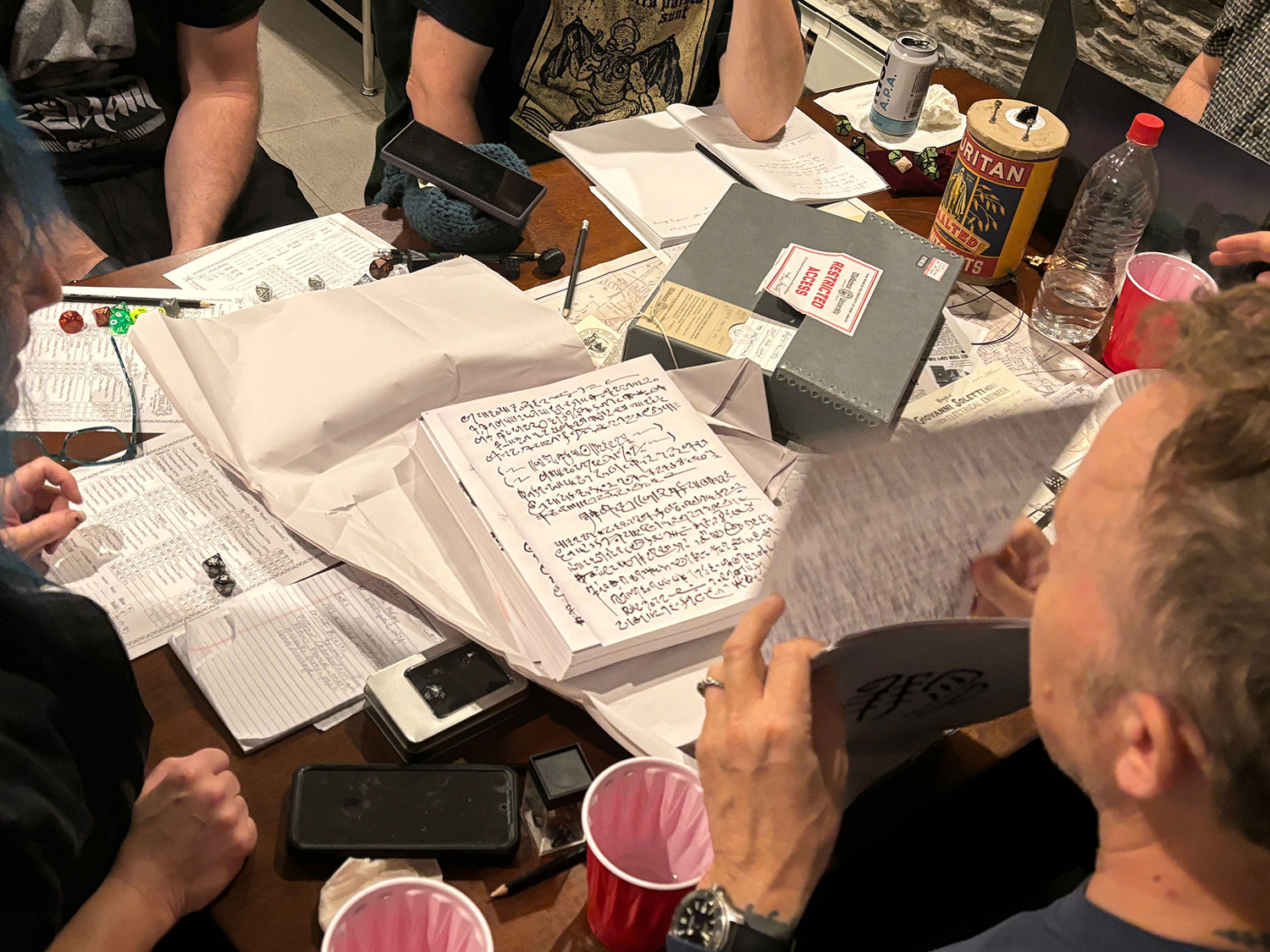 Sean Branney runs his original Call of Cthulhu game