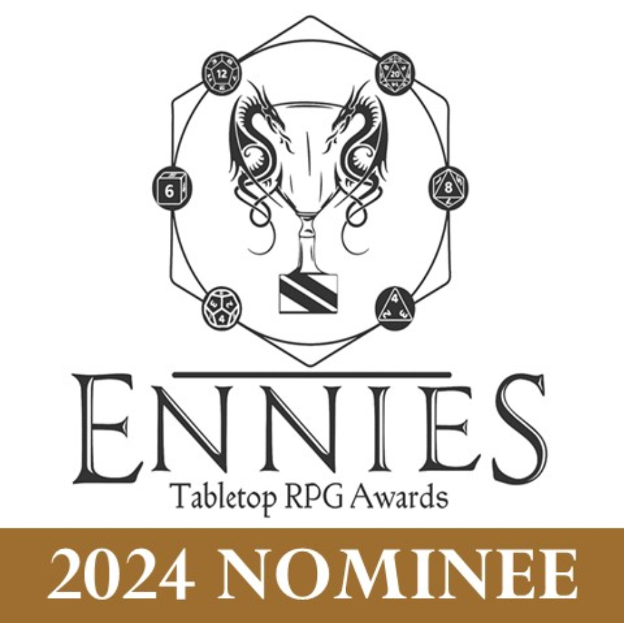 Ennie Nominee logo