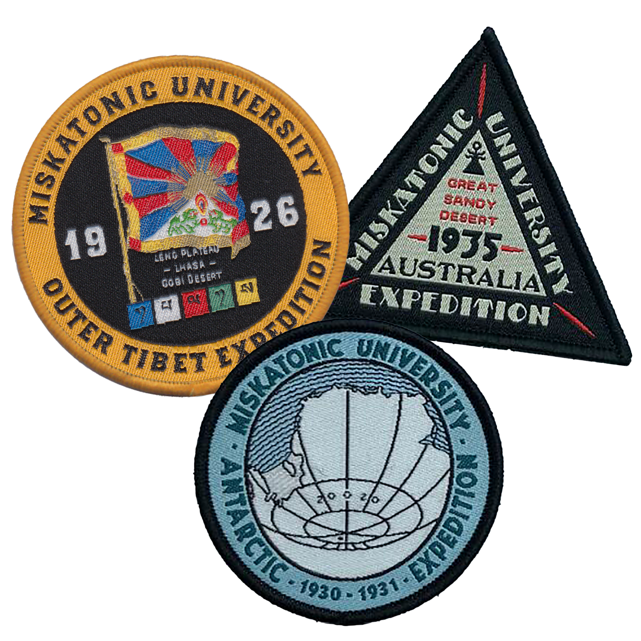 Miskatonic University expedition patches