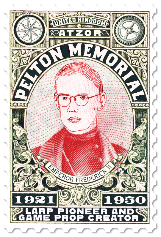 Pelton Memorial Stamp