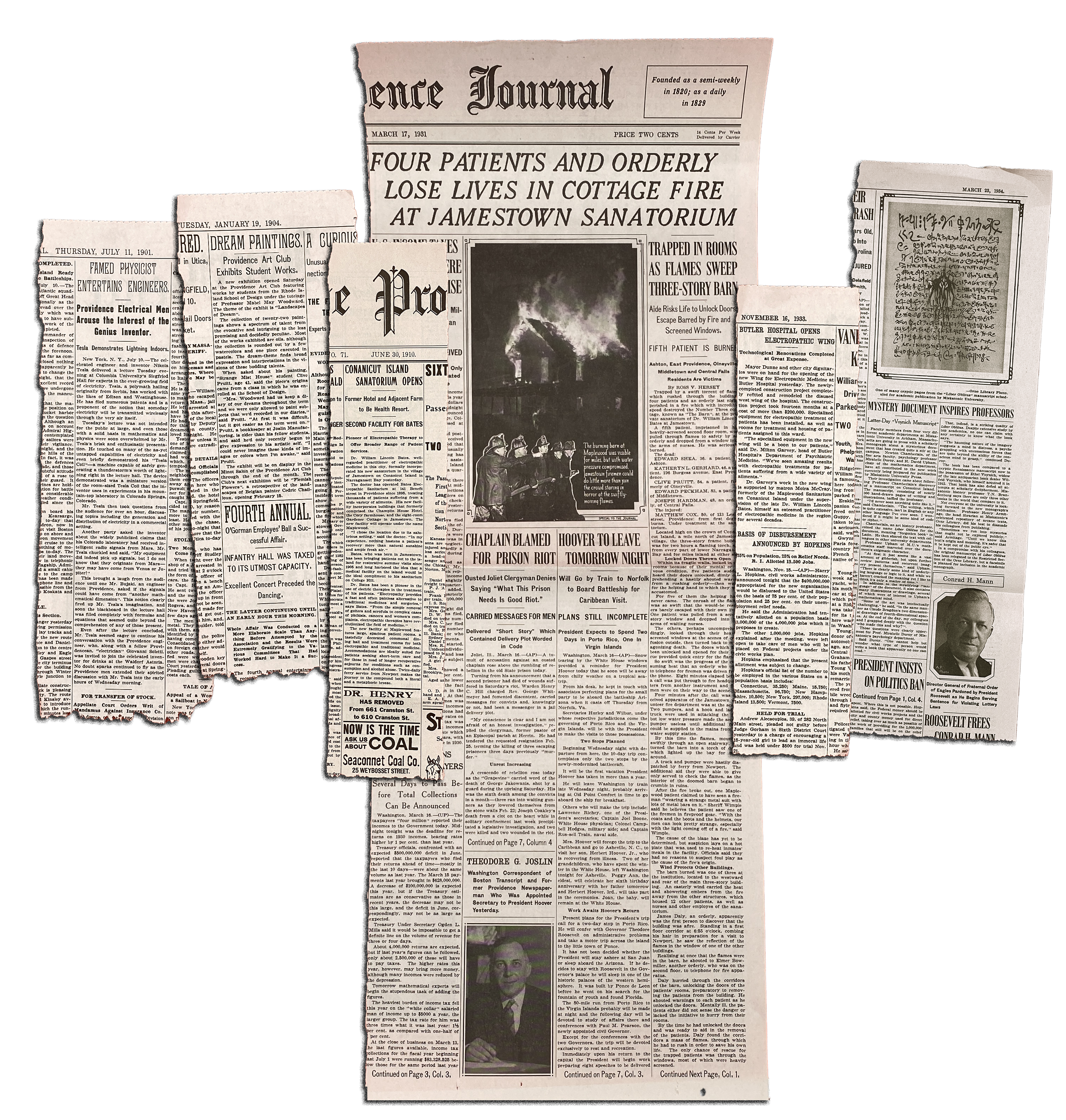 Newspaper clippings