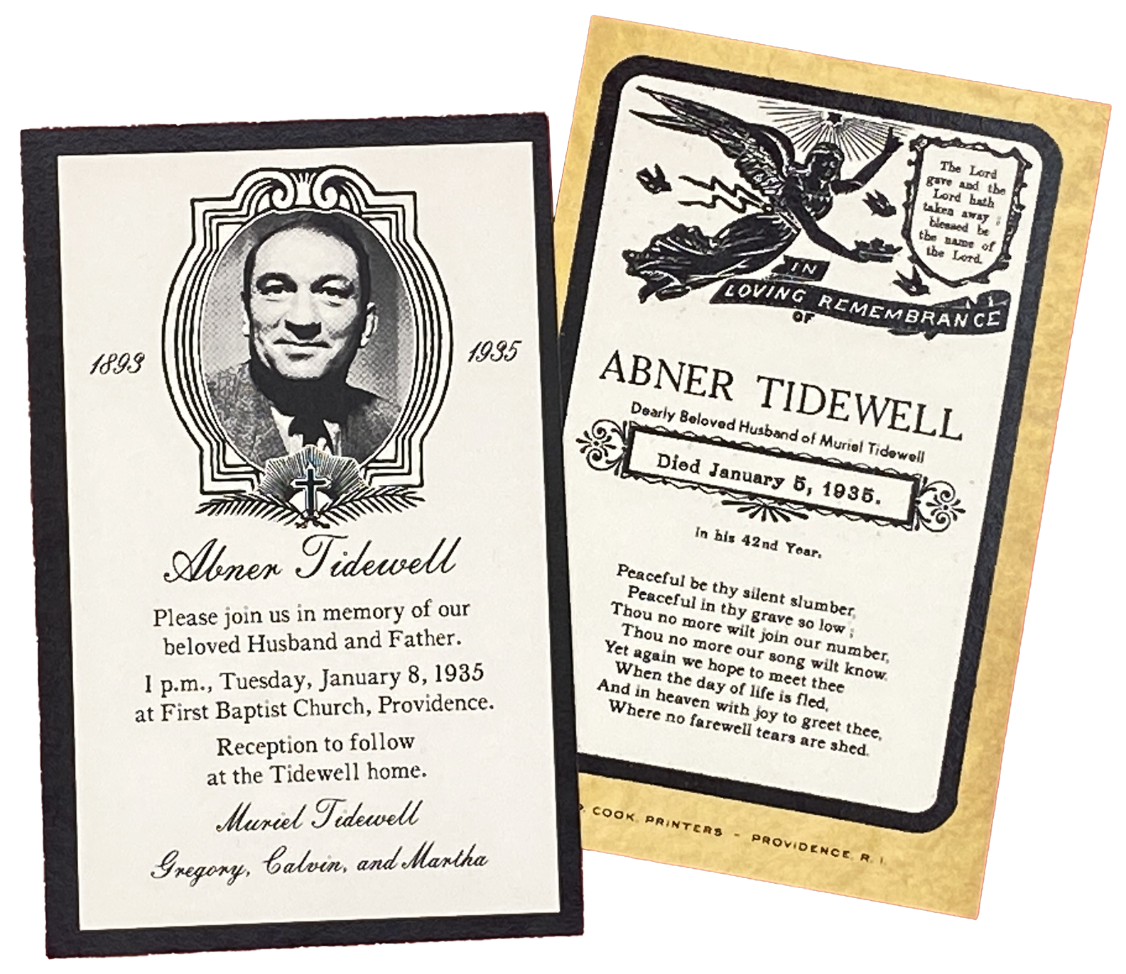 Funeral Card