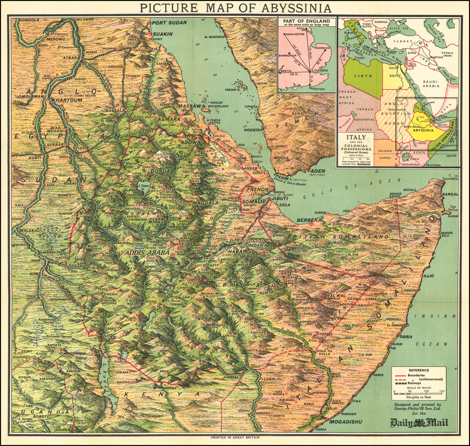Abyssinia map